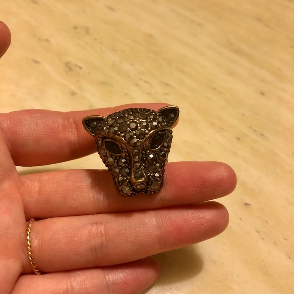 New Cart1er Style Crystal Fashion Ring - Picture 5 of 6